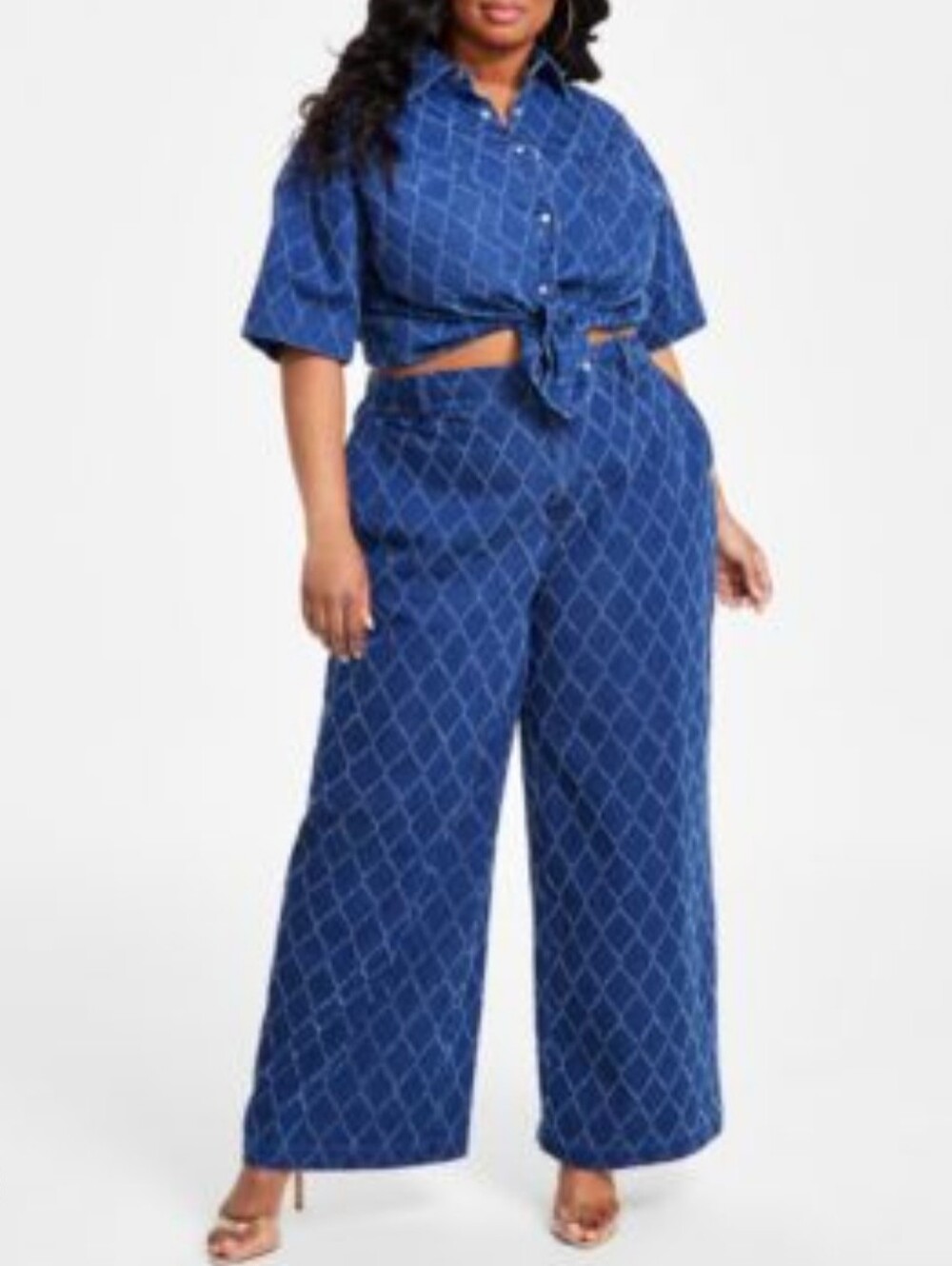NWT Nina Parker Diamond Textured Pants Size 1X